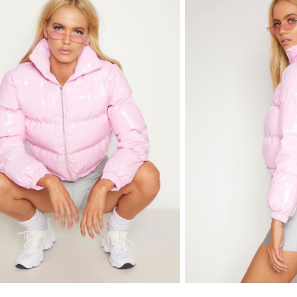 PrettyLittleThing Bubblegum Pink Puff Jacket